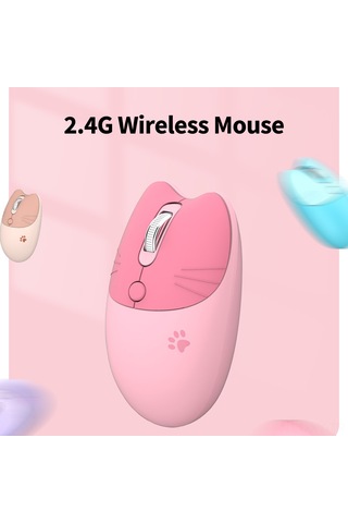 Shineyee Mofii M3 Kablosuz Mouse 2.4g - Ergonomik Tasarım, 3 Seviye Dpı Ayarlı, Düşük Gürültü, Otomatik Uyku Modu, Her İki El İçin Uygun Kahve Rengi
