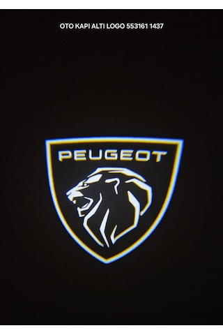 Peugeot Yeni Logo Araçları Kapı Altı Led Logo Mesafe Sensörlü Yen