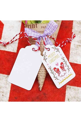 100pcs Hediyeler Boş Asma Etiketler Kraft Kağıt Etiketleri Hediye Etiketleri Dıy Şükran Günü Dekor İçin Hediye Etiketleri Diğer