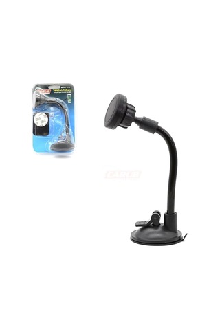 Carub Oto Telefon Tutucu Cama Vantuslu Mıknatıslı Siyah
