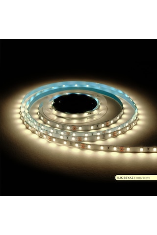 ACK Şerit LED 60 Led'li 4000K Ilık Beyaz 7W 5 Metre AS01-008