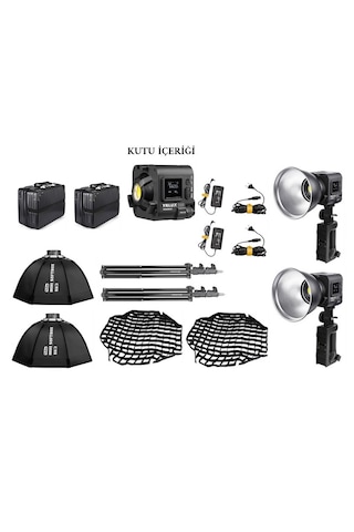 Yongnuo Ynlux100-rgb 120w 2'li Led Işık Seti