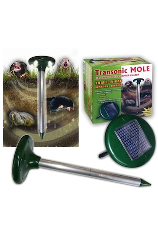 Bird-X Transonic Mole Yılan Köstebek Tarla Faresi Kovucu