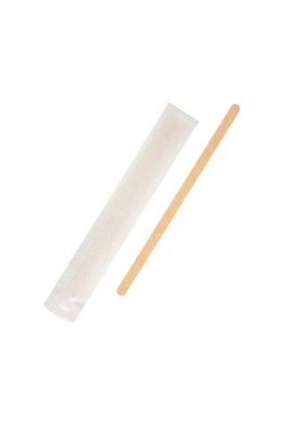 Sargılı Çay Kahve Karıştırıcı 250 Adet Ahşap