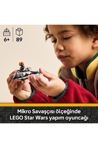 Jedi Starfighter Mikro Savaşçısı İle Star Wars Macerası - 6+ Çocuklar İçin
