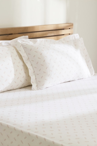 Kaşmir Home Grasy %100 Pamuk Tek Kişilik Çarşaf Takımı Somon Somon