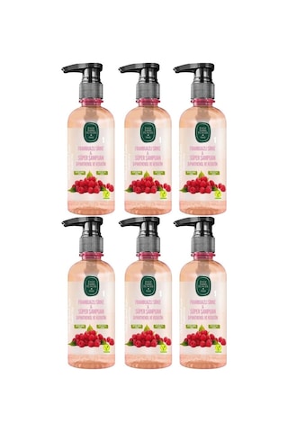 Eyüp Sabri Tuncer Frambuazlı Sirke Süper Şampuan 6 x 100 ML