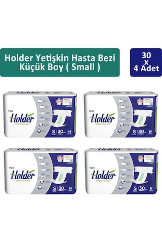 Holder Yetişkin Hasta Bezi Küçük Boy Small 4 x 30'lu