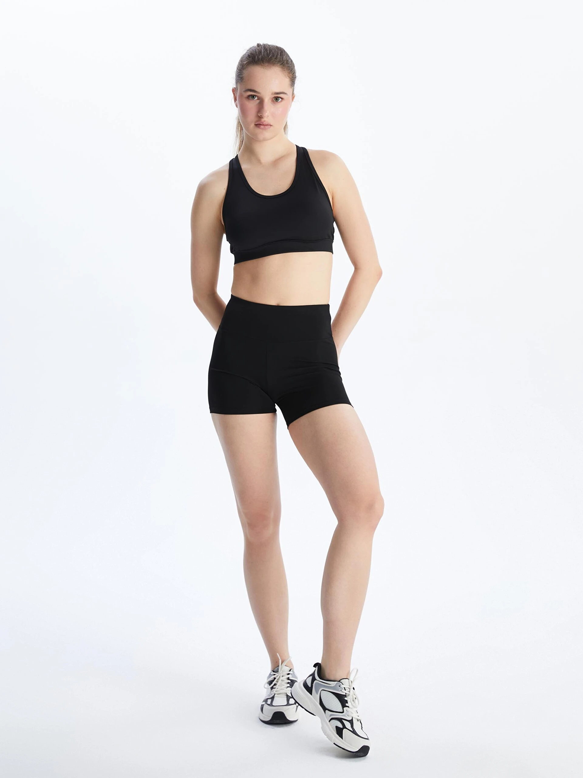 LC Waikiki Xsıde Actıve Siyah Beli Lastikli Kadın Spor Tayt