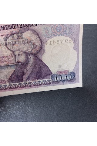 Escoines Koleksiyon 39963676420f8da052 7.emisyon 1.tertip C89serisi 1000türk Lira Ca/çil Kagıt Para