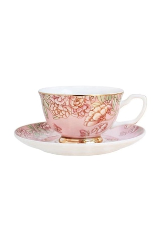 Cristina Re Teacup Saucer Enchanted Butterfly Çok Renkli