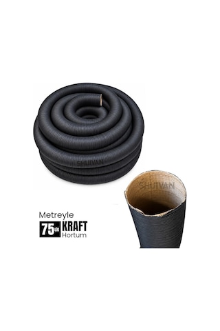 Shuıvan Webasto Tipi Isıtıcı 75mm Hava Hortumu Kraft 1 Metre-2073 Çok Renkli