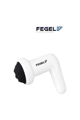 Fegel FG-720 6 Kademeli 5 Başlıklı Şarjlı Profesyonel Masaj Tabancası Beyaz
