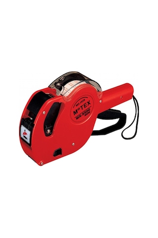 Motex MX-5500 8 Haneli Etiketleme Makinesi Kırmızı