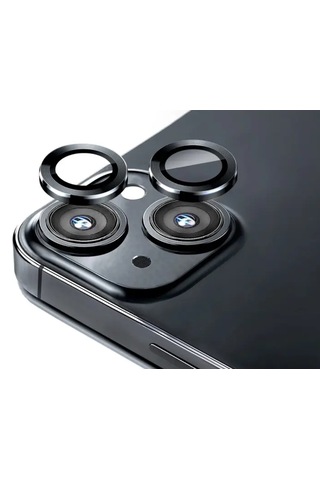 Iphone 14 / 14 Plus Uyumlu Kamera Lens Koruyucu 2 Li Set Siyah