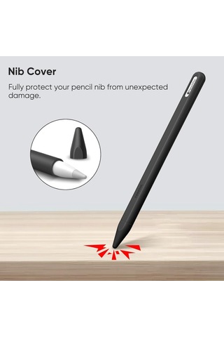 Pencil Pro & Pencil 2. Nesil İçin Uyumlu Koruyucu Esnek Silikon Kılıf Kalem Değildir