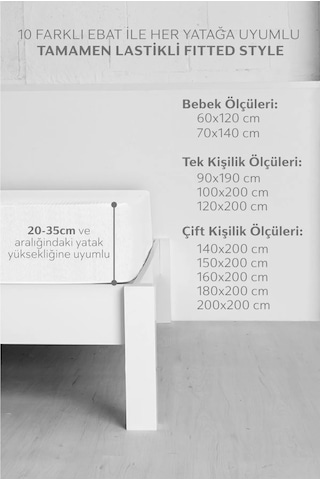 Mislina Home Kapitone Eko Fitted Full Kenar Tek - Çift Kişilik Bebek Yatak Koruyucu