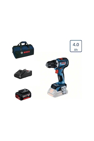 Bosch Gsr 18v-90 C Tek Akülü Vidalama 4 Amper Bez Çantalı