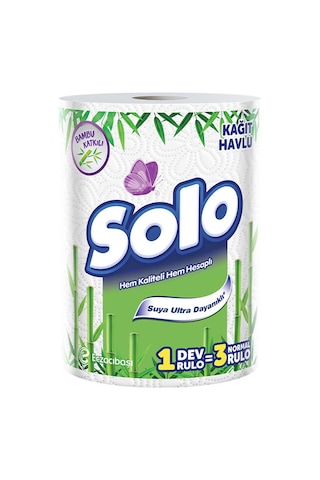 Solo Kağıt Havlu Dev Rulo Tekli