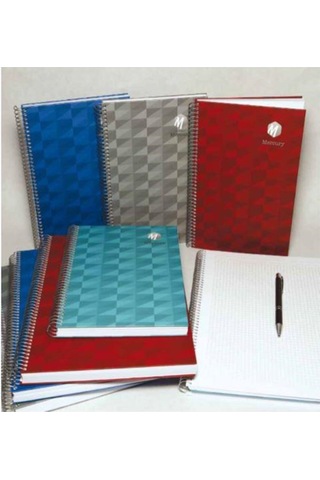 Mercury Sert Kapak Defter Düz 140 Yaprak 70 Gram 17 24 Cm
