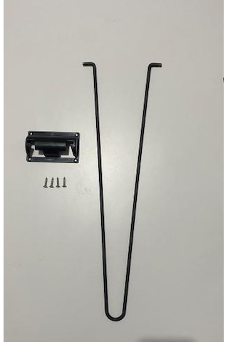 Katlanır Sehpa Ayağı 49 Cm Siyah