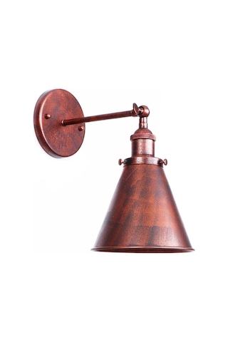 Mylights Bakır Eskitme Konık Retro Rustik Aplik E27 Duylu Retro
