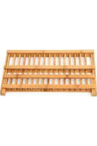 Bambu Bulaşık Sepeti Bambu Tabaklık Bulaşıklık 42 Cm Bambu Bulaşık Sepeti Bambu Tabaklık
