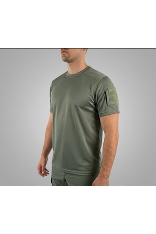 Cırtlı Tactical T-shirt Yeşil