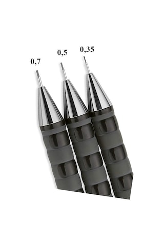 0.3 / 3.5 Mm Tikky Uçlu Kalem Siyah Renk 1 Adet Rotring Siyah Versatil Kalem 0,3 Mm Mekanik Uçlu Kalem Siyah