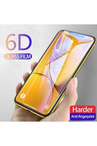 Samsung Galaxy Uyumlu A34 Ekran Koruyucu Kırılmaz Cam 6D Extra Darbe Emici Ultra Koruma Tam Kaplar