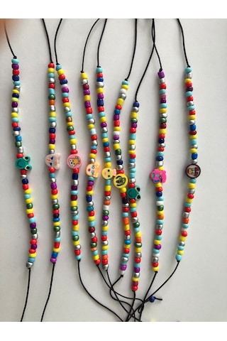 5 Adet Karışık Model Fimo Bileklik Çok Renkli