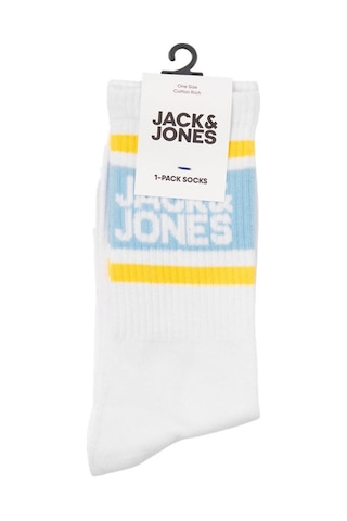 Jack & Jones Jack&jones Jaclogo Strıpe Tennıs Sock 12250750 Mavi 001