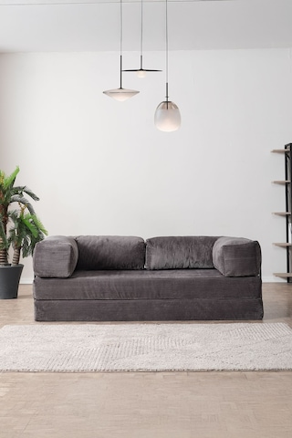 Lounge Aktivite Koltuğu Çok Amaçlı Koltuk Yatak Antrasit Antrasit
