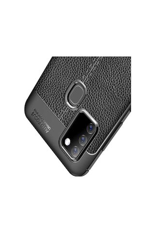 Samsung Uyumlu Galaxy A21S Kilif Deri Tarzi Niss Silikon Case 389836600