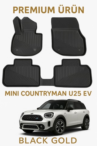 Mini Countryman U25 Ev 2024 Uyumlu 3d Oto Paspas Premium