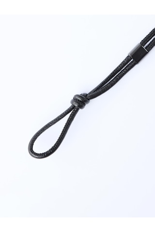 Jimmy Key Jimmy Key Siyah Bağcık Detaylı İpli Kemer 5ww413682900