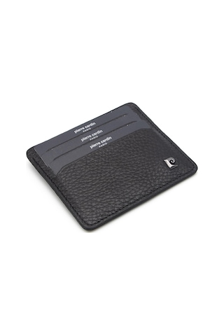 Pierre Cardin Siyah Floater Unisex Deri Kartlık 046a41 Siyah