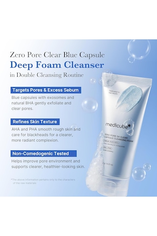 Medicube - Zero Pore Clear Capsule Cleansing Foam