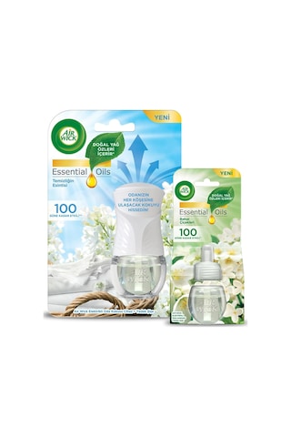 Wick Le Elektrikli Oda Kokusu Temizliğin Esintisi Kit Cihaz + Yedek Şişe + Bahar Çiçekleri Yedek Şişe Diğer