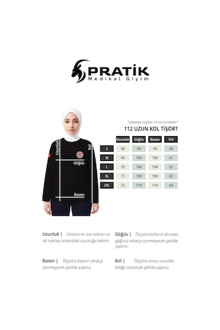 Beyaz 112 Acil Sağlık Bisiklet Yaka Uzun Kollu Tişört Unisex