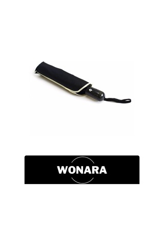 Wonara Otomatikşemsiye Erkek Full Otomatik Şemsiye 8 Telli Katlanır Siyah Kılıflı Bilek Askılı Butonlu Sağ Çok Renkli