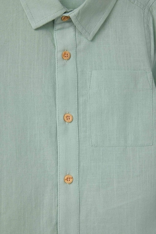 Defacto Erkek Bebek Flamlı Poplin Gömlek G7092a526spgn1123 Yeşil-gn1123