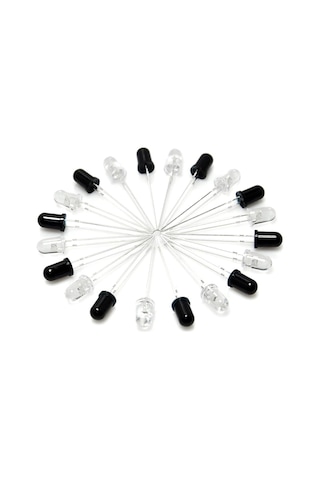 5mm Kızılötesi Alıcı Verici Led Set 940nm - 10 Ar Adet