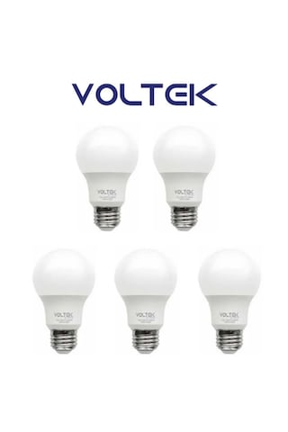 Voltek 9 Watt Led Ampul Beyaz Işık 5 Adet