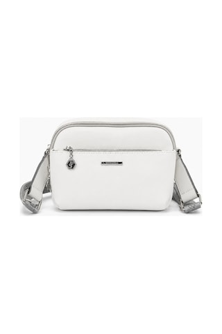 Silver & Polo Silver Polo Çapraz Askılı Kadın Çanta Beyaz.gri 1162