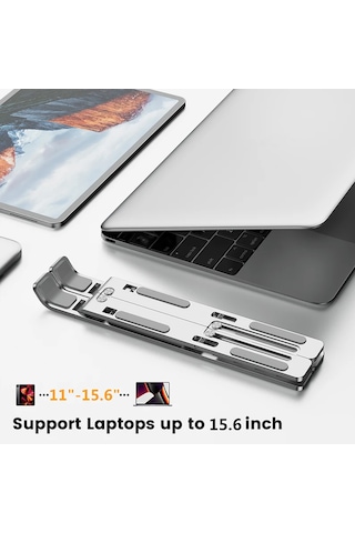 Masaüstü Laptop Notebook Dizüstü Bilg. Standı Katlanabilir Altlık