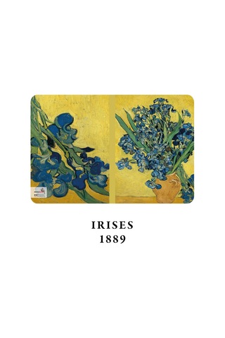 Retronote Van Gogh 4'lü Defter Seti 3, Flowers Series, Çizgisiz, 64 Sayfa, 14x21 Cm Çok Renkli