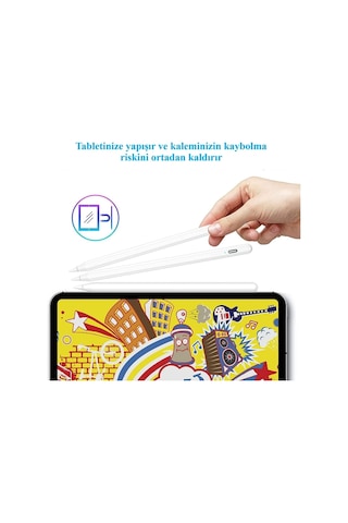 Apple Uyumlu iPad Pro 4. Nesil M2 2022 11 Inç Stylus Yazım Çizim Için Avuç Içi Reddetmeli Dokunmatik Kalem