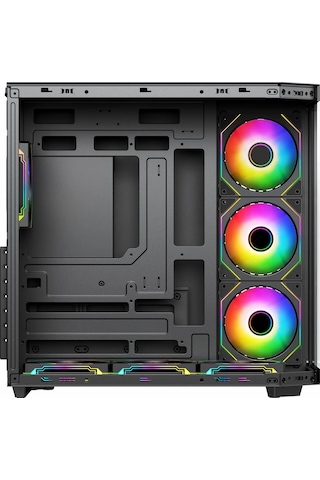 Powerboost Pb-a4375b 750w 80+ Bronz Usb 3.2 Argb Atx Mid Tower Siyah Kasa