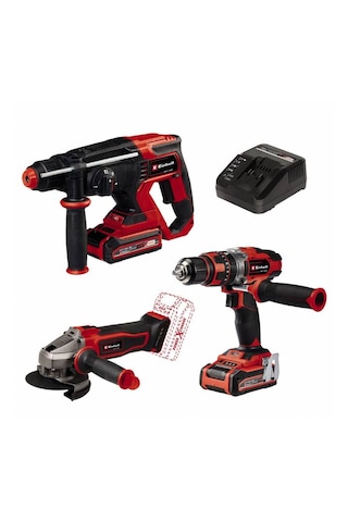 Einhell TE-TK 18/3 Lİ + 2 (CD+AG+HD) Akülü Alet Seti - 4257242